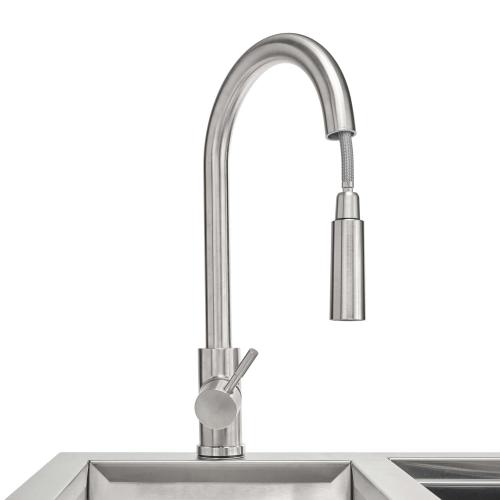 Coyote 30 Inch Stainless Steel Built In Refreshment Center Bar with Ice Chest  and  Sink