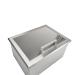 Coyote 25 Inch Stainless Steel Drop In Ice Bin Cooler with Hinged Lid