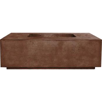 Prism Hardscapes Fire Pits Portos PH 422 1LP 68 Inch 65 000 BTU Propane Gas Rectangular Fire Pit Table Cafe350