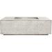 Prism Hardscapes Porto 68 Inch 65000 BTU Natural Gas Rectangular Fire Pit Table   Natural