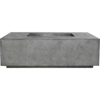 Prism Hardscapes Fire Pits Portos PH 422 4LP 68 Inch 65 000 BTU Propane Gas Rectangular Fire Pit Table Pewter350