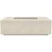 Prism Hardscapes Porto 68 Inch 65000 BTU Natural Gas Rectangular Fire Pit Table   Coastal