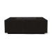 Prism Hardscapes Porto 58 Inch 65000 BTU Natural Gas Rectangular Fire Pit Table   Ebony