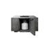Prism Hardscapes Porto 58 Inch 65000 BTU Natural Gas Rectangular Fire Pit Table   Pewter