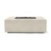 Prism Hardscapes Porto 58 Inch 65000 BTU Natural Gas Rectangular Fire Pit Table   Coastal