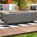 Prism Hardscapes Porto 58 Inch 65000 BTU Natural Gas Rectangular Fire Pit Table   Coastal