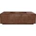 Prism Hardscapes Porto 60 Inch 65000 BTU Natural Gas Rectangular Fire Pit Table   Cafe