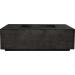 Prism Hardscapes Porto 60 Inch 65000 BTU Natural Gas Rectangular Fire Pit Table   Ebony