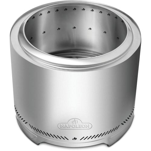 Napoleon Timberwolf 22 Inch Stainless Steel Wood Burning Smokeless Fire Pit