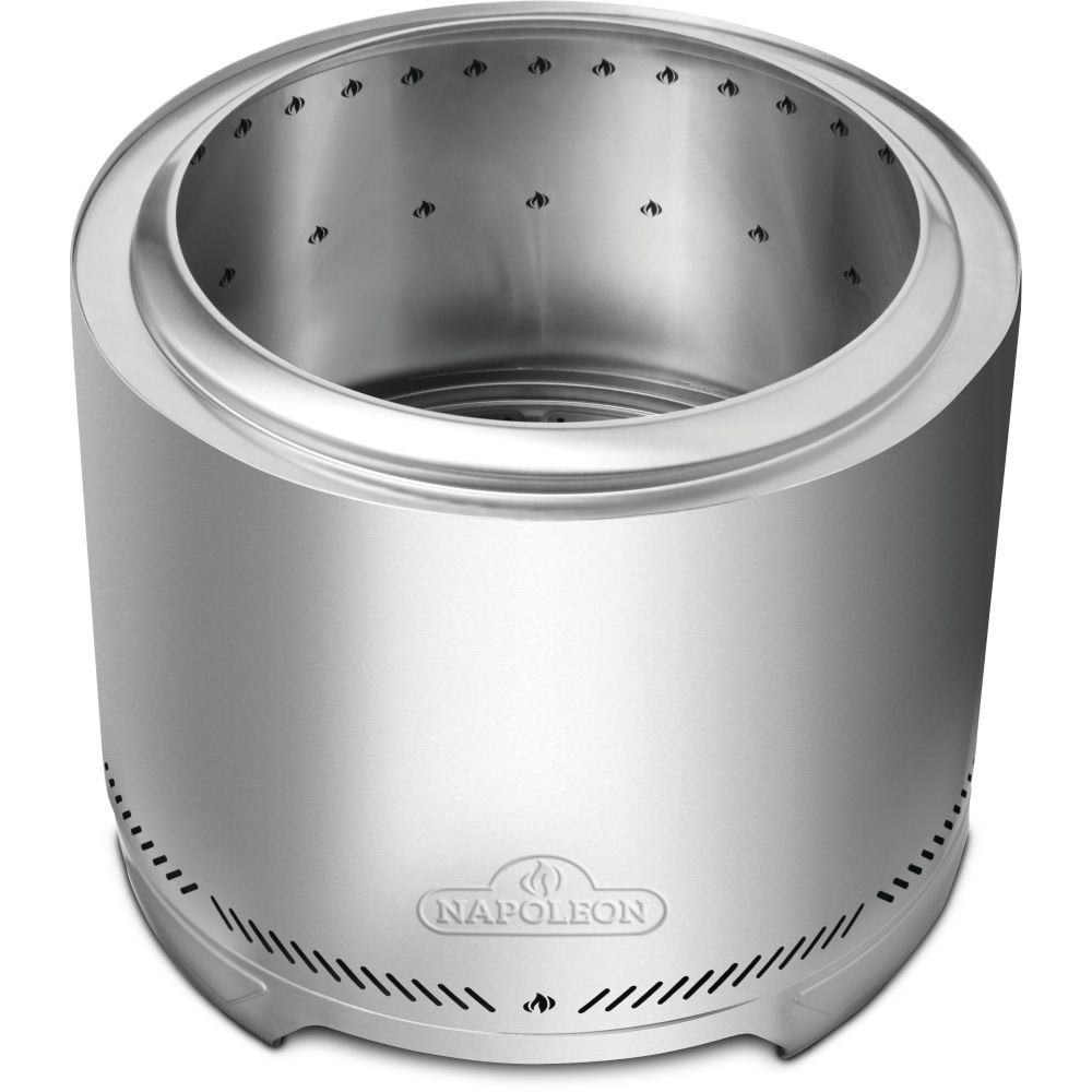 Napoleon Timberwolf 22 Inch Stainless Steel Wood Burning Smokeless Fire Pit