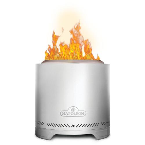 Napoleon Timberwolf 18 Inch Stainless Steel Wood Burning Smokeless Fire Pit
