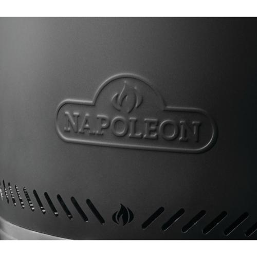 Napoleon Timberwolf 18 Inch Stainless Steel Wood Burning Smokeless Fire Pit   Matte Black