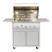 Summerset Grills Quest 36 Inch 3 Burner Freestanding Natural Gas Grill with Rear Infrared Burner
