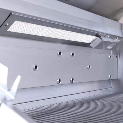 Summerset Grills Quest 42 Inch 4 Burner Freestanding Natural Gas Grill with Rear Infrared Burner