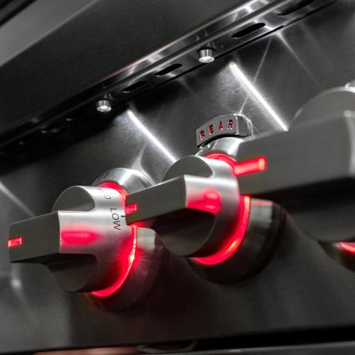 Summerset Grills TRL Pro 40 Inch 4 Burner Built In Propane Gas Grill with Rear Infrared Burner