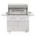 Summerset Grills TRL Pro 40 Inch 4 Burner Freestanding Propane Gas Grill with Rear Infrared Burner on Deluxe Cart
