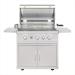 Summerset Grills TRL Pro 32 Inch 3 Burner Freestanding Propane Gas Grill with Rear Infrared Burner on Standard Cart