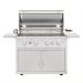 Summerset Grills TRL Pro 40 Inch 4 Burner Freestanding Propane Gas Grill with Rear Infrared Burner on Standard Cart