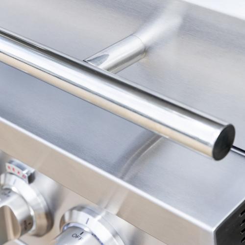 Summerset Grills Sizzler Pro 32 Inch 4 Burner Built In Propane Gas Grill with Rear Infrared Burner