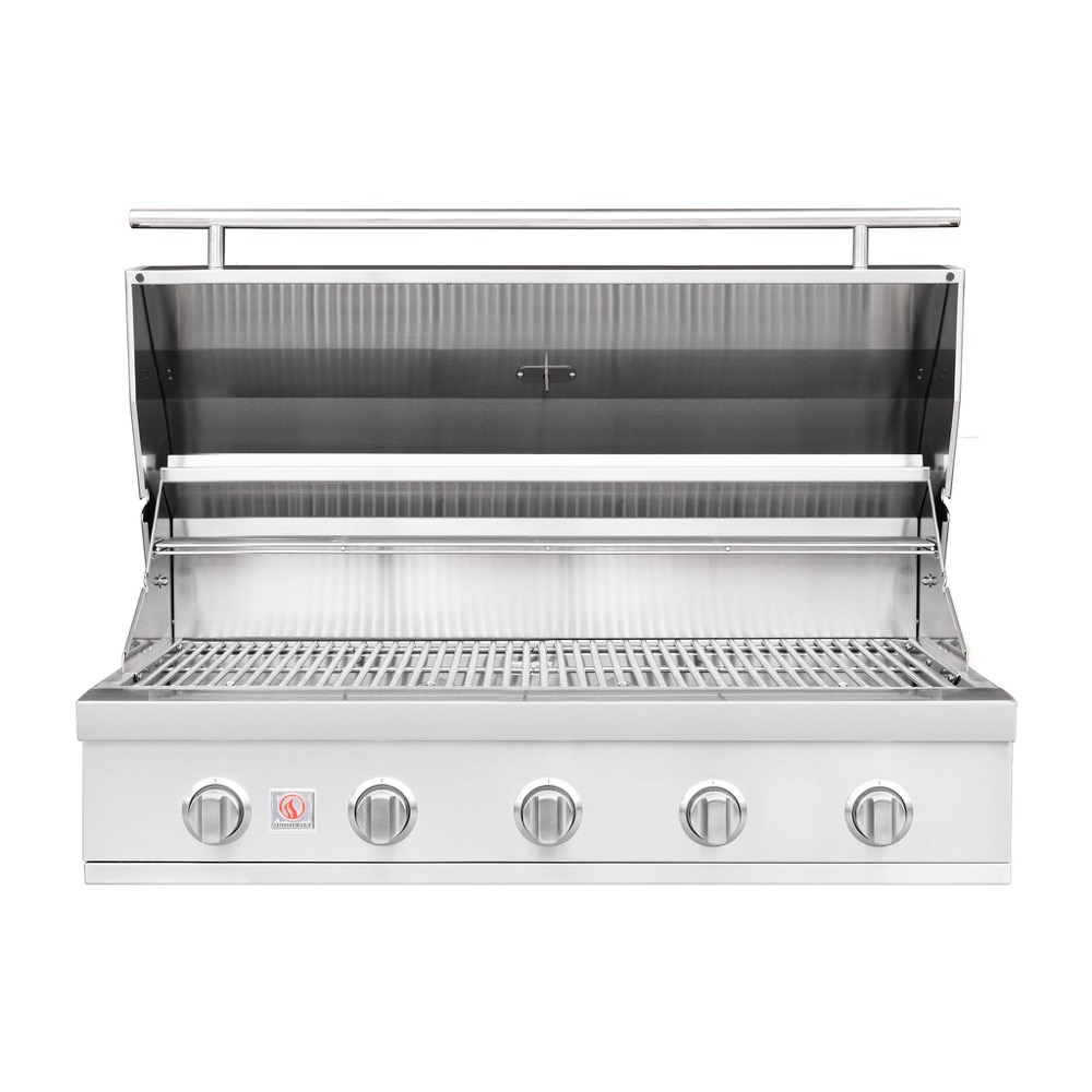 Summerset Grills Sizzler 40 Inch 5 Burner Built In Propane Gas Grill