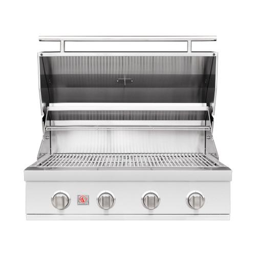 Summerset Grills Sizzler 32 Inch 4 Burner Built In Propane Gas Grill