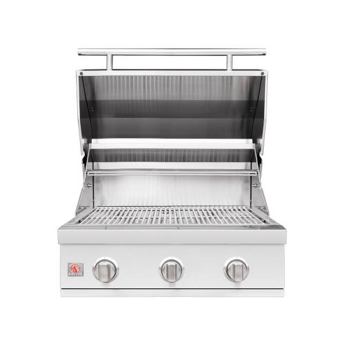 Summerset Grills Sizzler 25 Inch 3 Burner Built In Natural Gas Grill