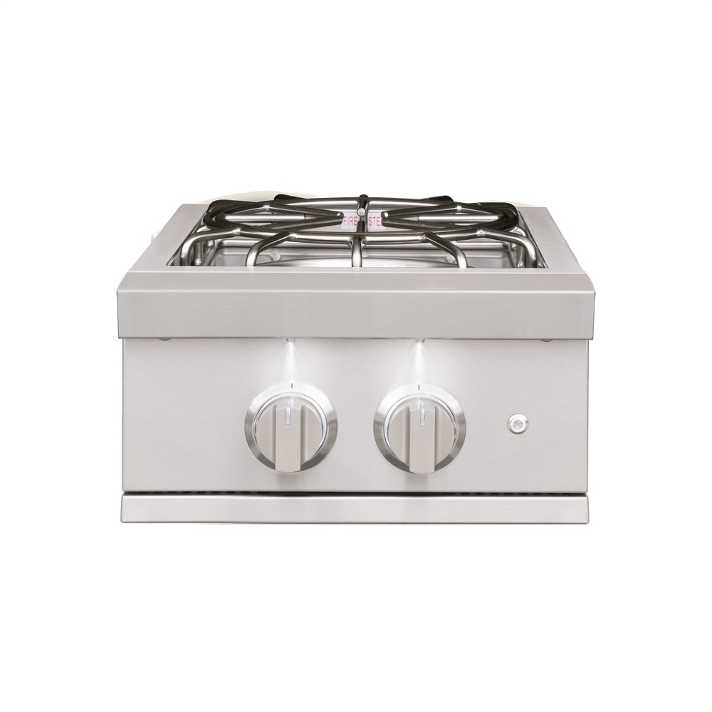 Summerset Grills Pro 60000 BTU Built In Natural Gas Power Burner with LED Lighting  and  Stainless Steel Lid