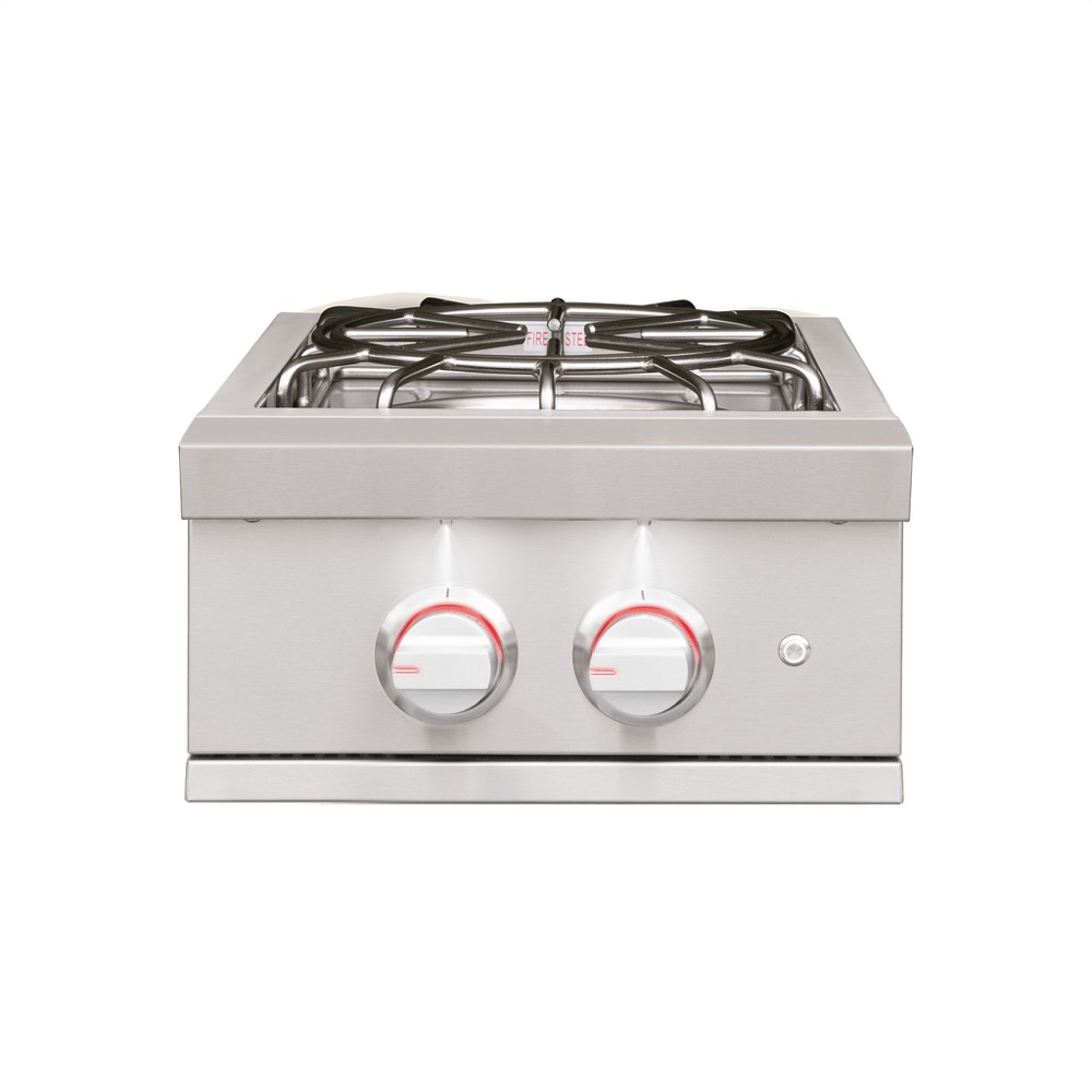 Summerset Grills Pro 60000 BTU Built In Natural Gas Power Burner with LED Lighting  and  Stainless Steel Lid