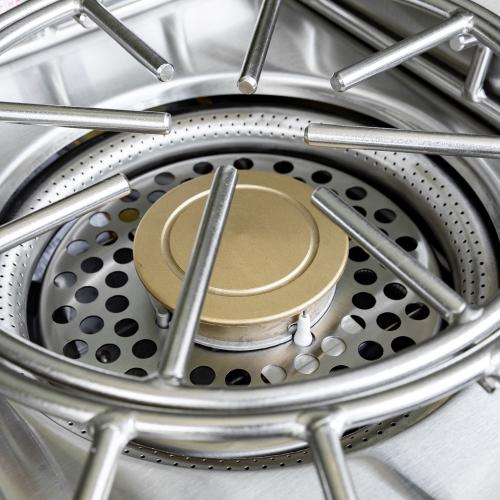 Summerset Grills Pro 60000 BTU Built In Propane Gas Power Burner with LED Lighting  and  Stainless Steel Lid