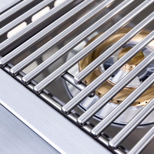 Summerset Grills 24000 BTU Built In Propane Gas Double Side Burner with Stainless Steel Lid