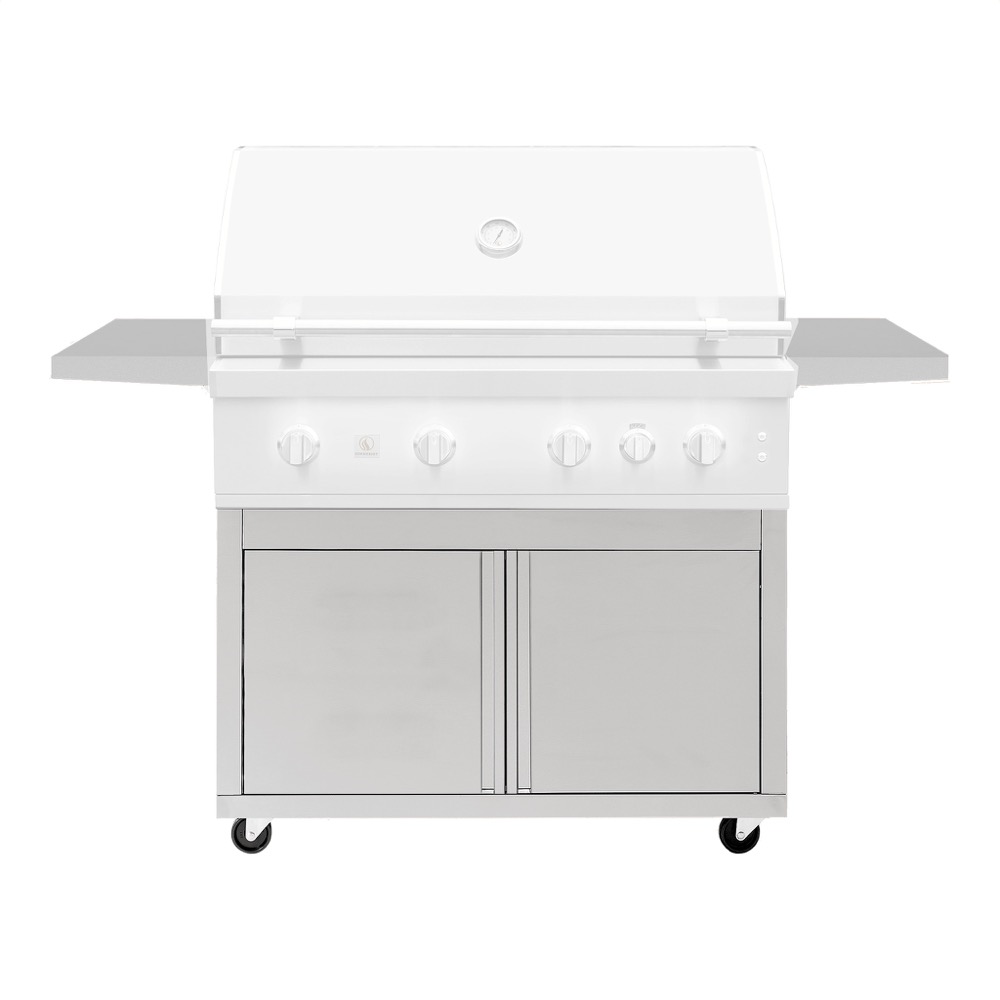 Summerset Grills Deluxe Cart for 42 Inch Quest Gas Grill   Cart Only