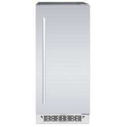 Summerset Grills 55 Lb 15 Inch UL Outdoor Rated Nugget Ice Maker with Reversible Stainless Steel Door IM 15N250
