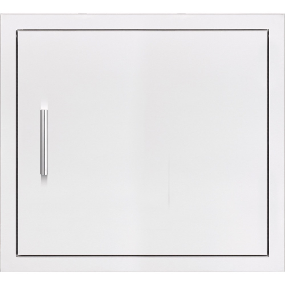 Summerset Grills 22 Inch Stainless Steel Flush Mount Reversible Hinged Horizontal Single Access Door