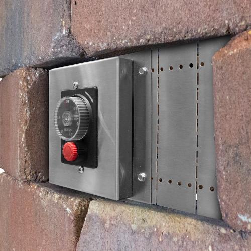 Summerset Grills Expandable Masonry Control Panel Kit designed for ESTOP1 0H  and  ESTOP2 5H Timers