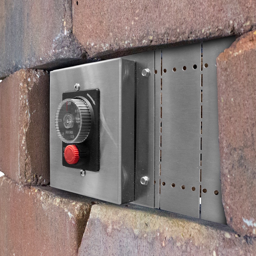 Summerset Grills Expandable Masonry Control Panel Kit designed for ESTOP1 0H  and  ESTOP2 5H Timers