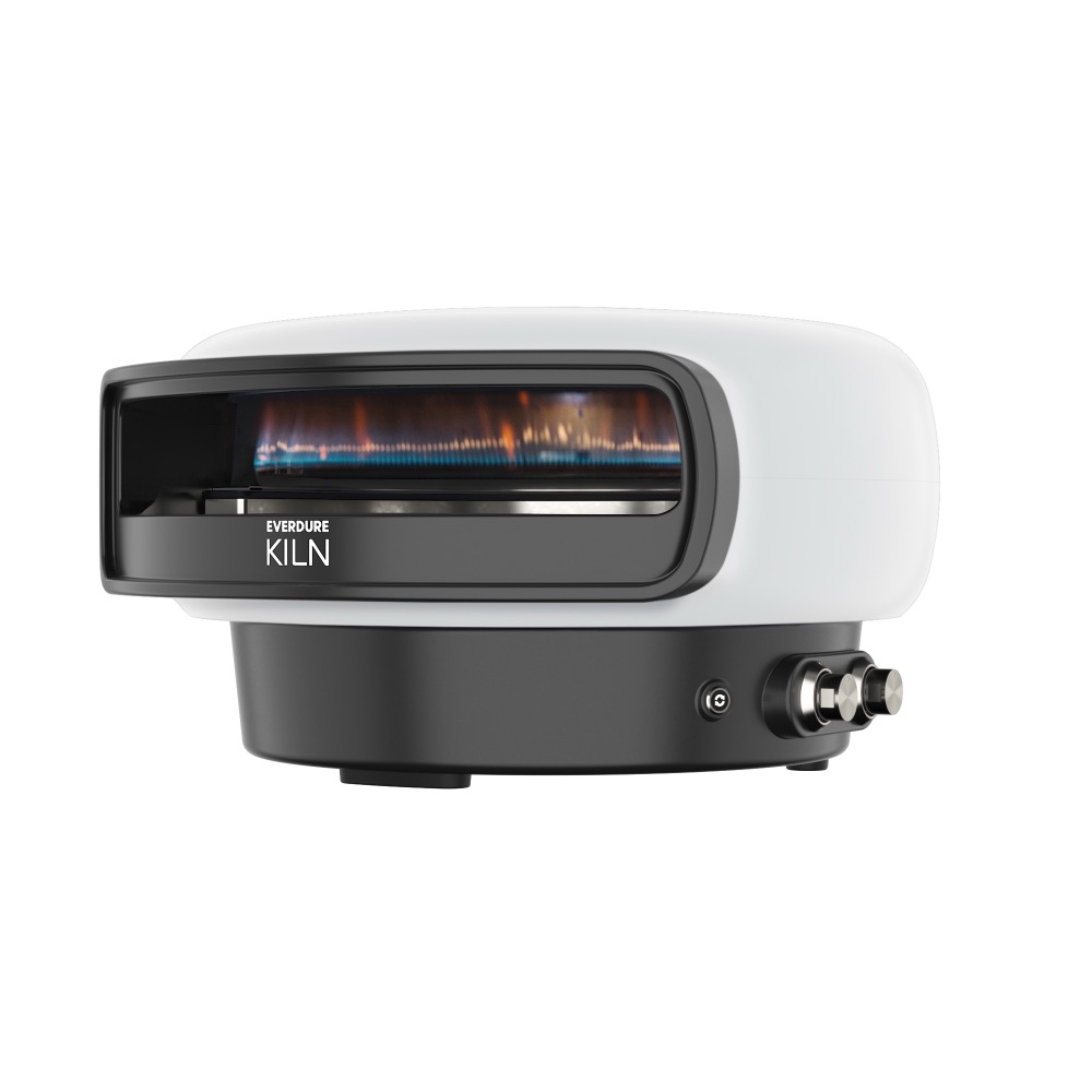 Everdure by Heston KILN R Series 2 Burner Propane Gas Powered Countertop Pizza Oven   Stone