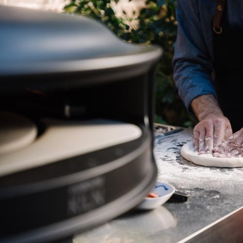 Everdure by Heston KILN R Series 2 Burner Propane Gas Powered Countertop Pizza Oven   Graphite