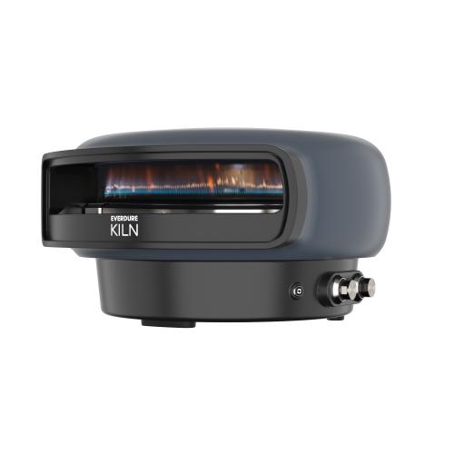 Everdure by Heston KILN R Series 2 Burner Propane Gas Powered Countertop Pizza Oven   Graphite
