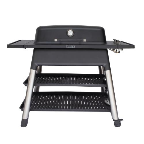 Everdure by Heston FURNACE 52 Inch 3 Burner Propane Gas Grill with Removable Stand   Black