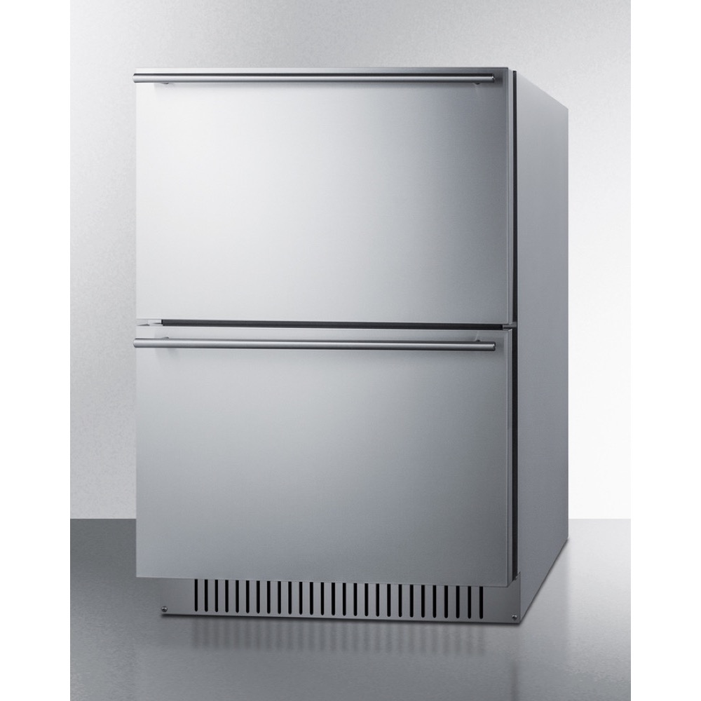 Freezer Drawers with Stainless Steel Cabinet