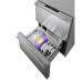 Freezer Drawers with Stainless Steel Cabinet