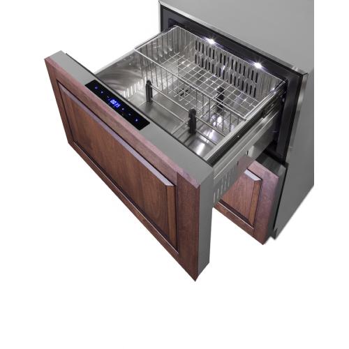 Freezer Drawers with Stainless Steel Cabinet