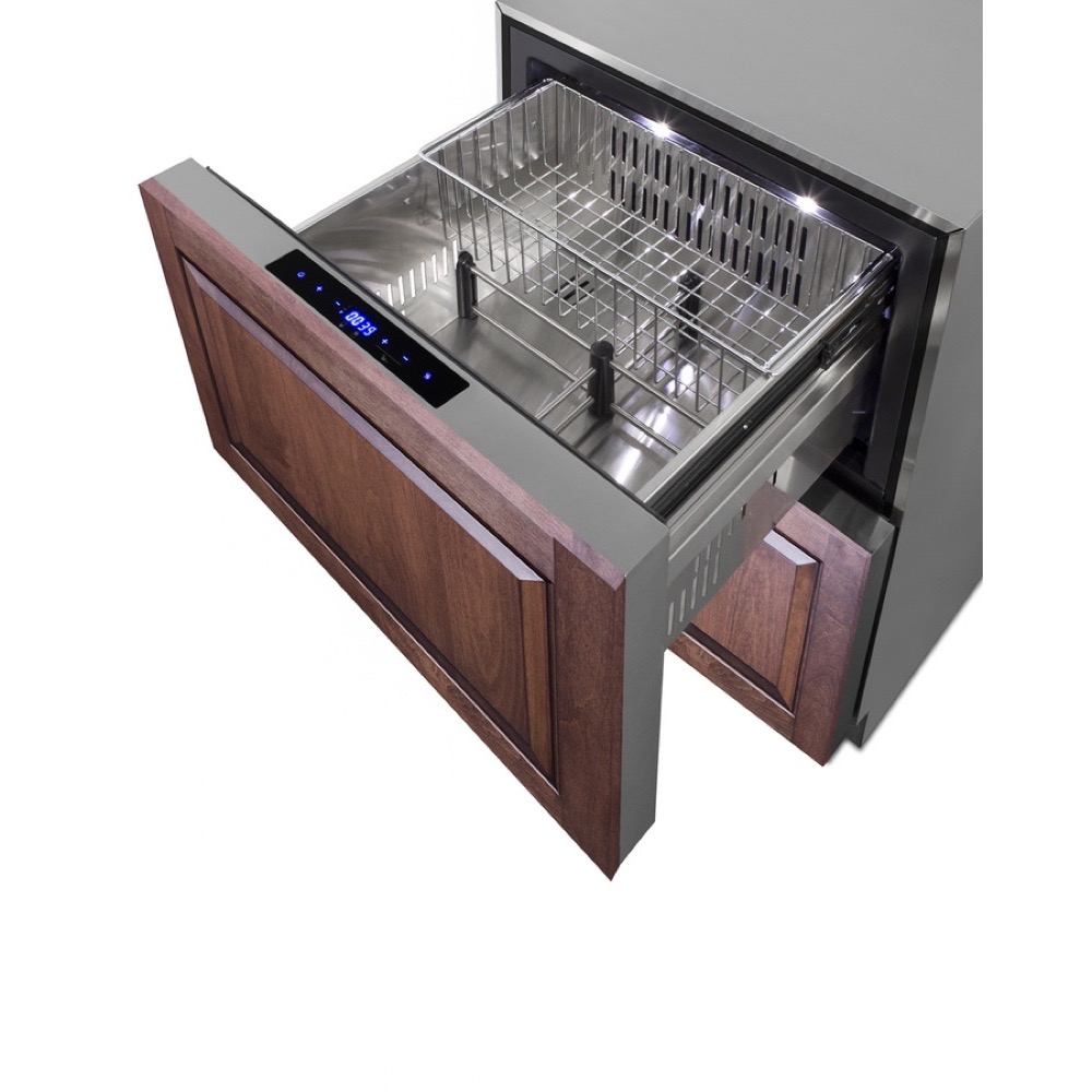 Freezer Drawers with Stainless Steel Cabinet