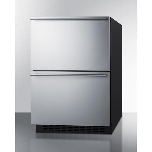 Freezer Drawers with Black Cabinet