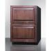 Freezer Drawers with Black Cabinet