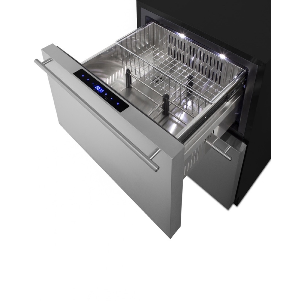 Freezer Drawers with Black Cabinet