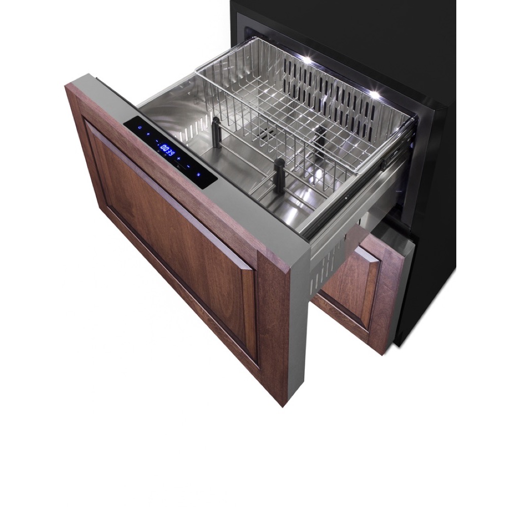 Freezer Drawers with Black Cabinet