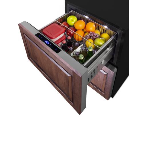 Freezer Drawers with Black Cabinet