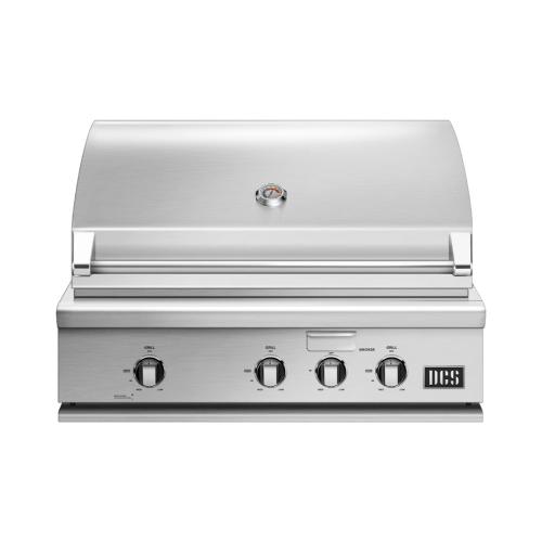 DCS 36 Inch 3 Burner Series 7 Built In Natural Gas Grill with Integrated Smoker Box Burner