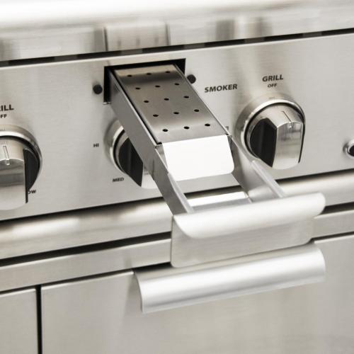 DCS 36 Inch 3 Burner Series 7 Built In Natural Gas Grill with Integrated Smoker Box Burner